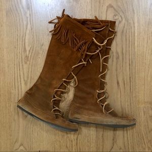 Leather Moccasins- 9